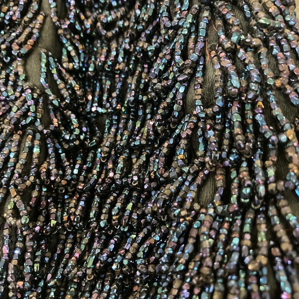 Vintage hand made beaded bag - Picture 2 of 6